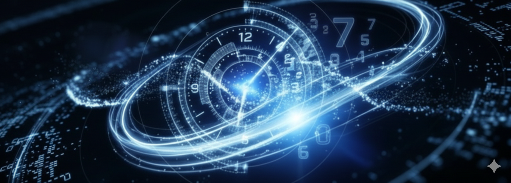 Abstract time tools illustration